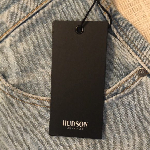 NWT Hudson Sloane jeans with pastel bleach 28 - Picture 3 of 12